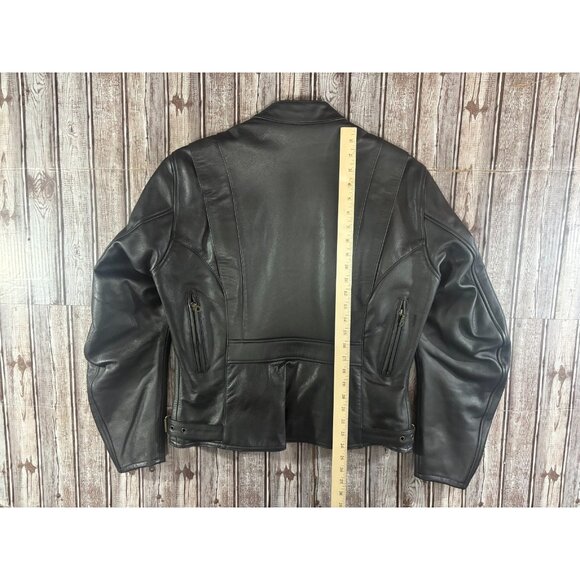 Belstaff motorcycle leather jacket size US 16 46 EU color Black mint condition - Picture 10 of 10